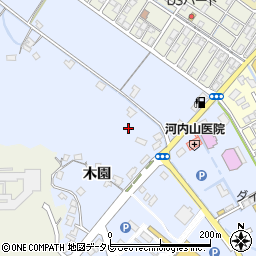 山口県光市浅江木園周辺の地図
