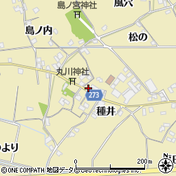 徳島県小松島市坂野町島ノ内124周辺の地図