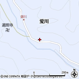 和歌山県日高郡日高川町愛川79周辺の地図