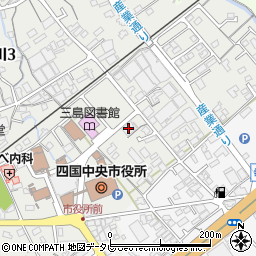 東予信用金庫三島支店周辺の地図