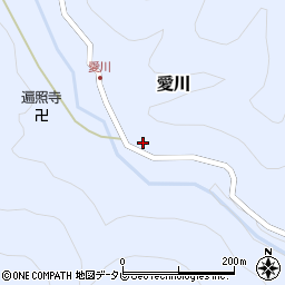 和歌山県日高郡日高川町愛川82周辺の地図