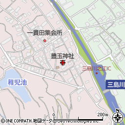 豊玉神社周辺の地図
