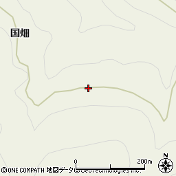 徳島県三好市池田町大利国畑173周辺の地図