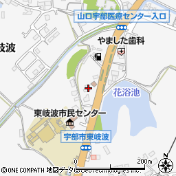 山口県宇部市東岐波3845周辺の地図