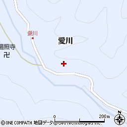 和歌山県日高川町（日高郡）愛川周辺の地図