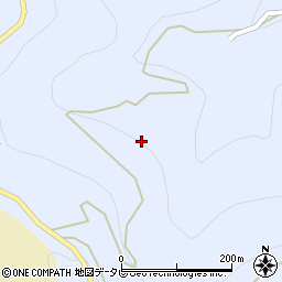 徳島県三好市井川町井内西1216周辺の地図