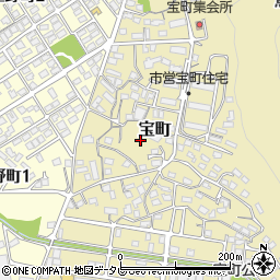 山口県下関市宝町周辺の地図