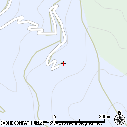徳島県三好市井川町井内西176周辺の地図