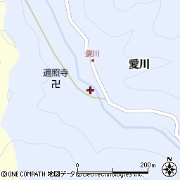 和歌山県日高郡日高川町愛川121周辺の地図