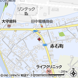 徳島新聞赤石専売所周辺の地図