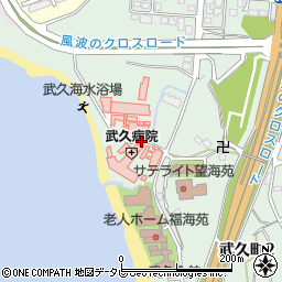 武久病院周辺の地図