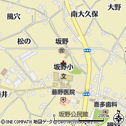 徳島県小松島市坂野町（根上り）周辺の地図