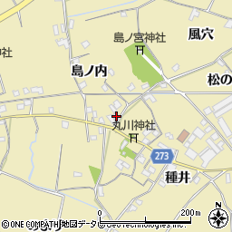 徳島県小松島市坂野町島ノ内周辺の地図