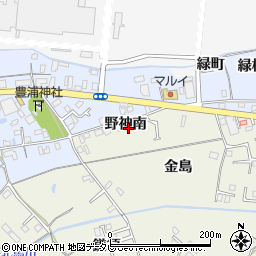 徳島県小松島市赤石町野神南周辺の地図