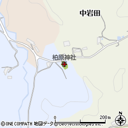 柏原神社周辺の地図