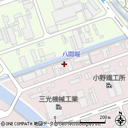 有限会社西原マシンツール　多喜浜事業所作業所周辺の地図