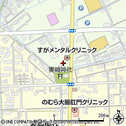 山口県宇部市中野開作434-1周辺の地図