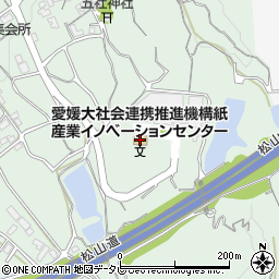 愛媛大社会連携推進機構紙産業イノベーションセンター周辺の地図