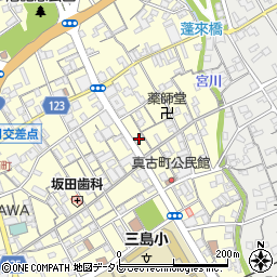 香月園茶舗周辺の地図