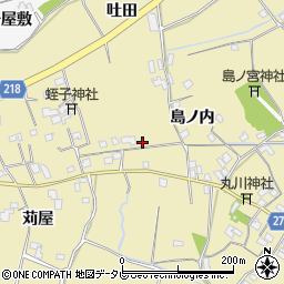 徳島県小松島市坂野町島ノ内5周辺の地図