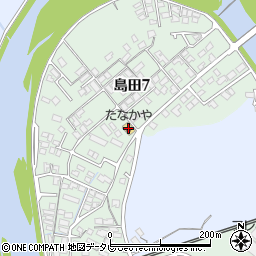 スーパー田中屋原店周辺の地図