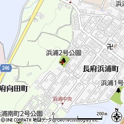 山口県下関市長府浜浦町8周辺の地図