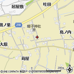 徳島県小松島市坂野町か里や開周辺の地図