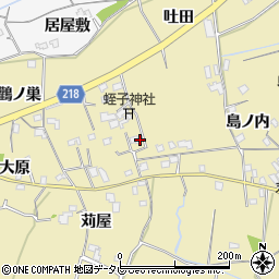 徳島県小松島市坂野町（か里や開）周辺の地図