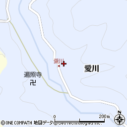 和歌山県日高郡日高川町愛川171周辺の地図