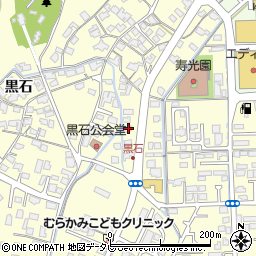 山口県宇部市東須恵黒石1888周辺の地図