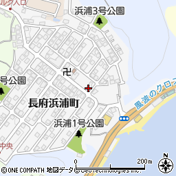 弘中商店周辺の地図