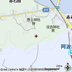 徳島県小松島市田野町金山周辺の地図