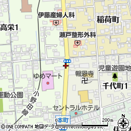 千代町周辺の地図