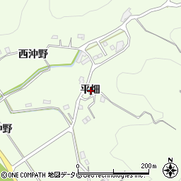 徳島県徳島市飯谷町平畑周辺の地図
