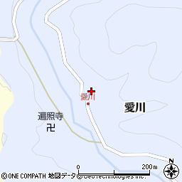 和歌山県日高郡日高川町愛川178周辺の地図