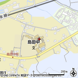 光市立島田中学校周辺の地図