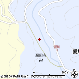 和歌山県日高郡日高川町愛川135周辺の地図