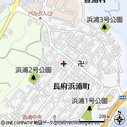 山口県下関市長府浜浦町13周辺の地図