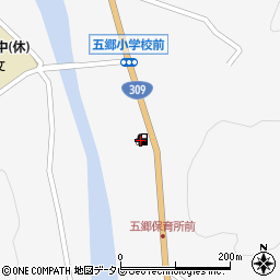 駒中石油店周辺の地図