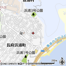 山口県下関市長府浜浦町19周辺の地図