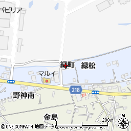 徳島県小松島市和田津開町（緑町）周辺の地図