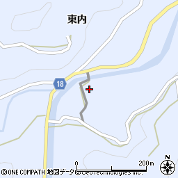 嵯峨峡渡月周辺の地図