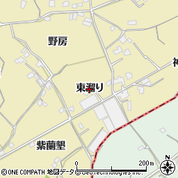 徳島県小松島市坂野町東溜り周辺の地図