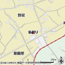 徳島県小松島市坂野町（東溜り）周辺の地図
