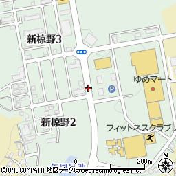 山口県下関市新椋野周辺の地図