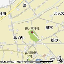 島ノ宮神社周辺の地図