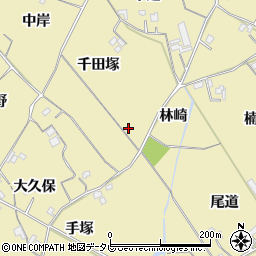 徳島県小松島市坂野町林崎周辺の地図