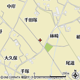 徳島県小松島市坂野町（林崎）周辺の地図