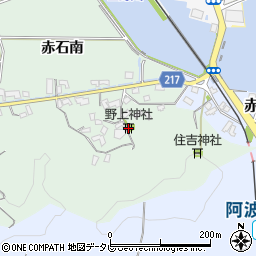 野上神社周辺の地図