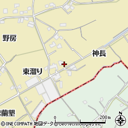 徳島県小松島市坂野町神長周辺の地図